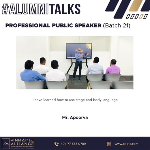 Professional Public Speaker (Batch 21)