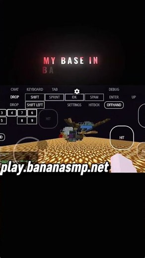 🌾 NEW BIG FARM BASE in #BananaSMP #minecraft #edit #senpaispider