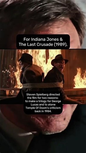 STEVEN SPIELBERG on the INDIANA JONES TRILOGY (was) #shorts #movies #trivia