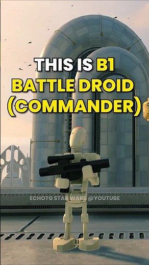 This is B1 Battle Droid (Commander) #starwars