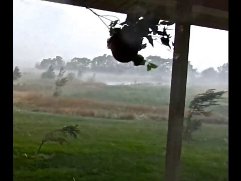 STRAIGHT LINE WINDS MICROBURST! (80MPH GUSTS)