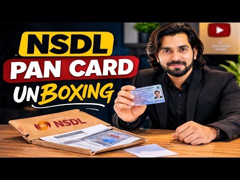 NSDL PAN Card Unboxing 📦| New PAN Card Deleverd | Full Process | Pan Card Apply Karo 2026 | #pancard