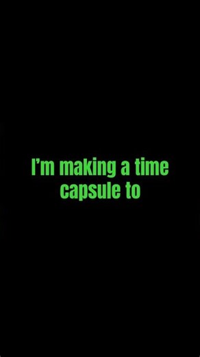 What should I put in my time capsule