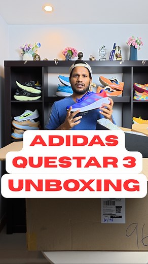 Balaji Manoharan on Instagram: "Adidas Questar 3 Unboxing & Spec Discussion| Budget Daily Trainer for Beginners | Full Specs & Fit Test In this video, I unbox and review the Adidas Questar 3, a new entry-level running shoe designed for comfort and support on your daily runs. The Questar 3 sits in Adidas’s budget-friendly lineup, perfect for new runners, casual joggers, and everyday wearers who want cushioning without spending much. It comes with Cloudfoam midsole cushioning for soft landings, a 