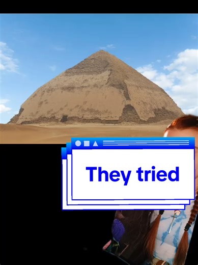 Ancient architecture lesson: build first measure stability later #ancientegypt #archaeology #history #anthropology #greenscreen #architecture