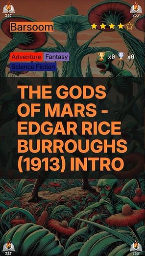 The Gods of Mars - Edgar Rice Burroughs (1913) Intro (Barsoom - 2)