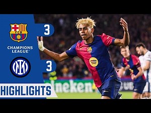 Barcelona vs Inter Milan 3-3 | Champions League 2025 Spanish Commentary | HD