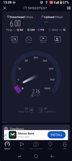 02 3g speed test by asda poole