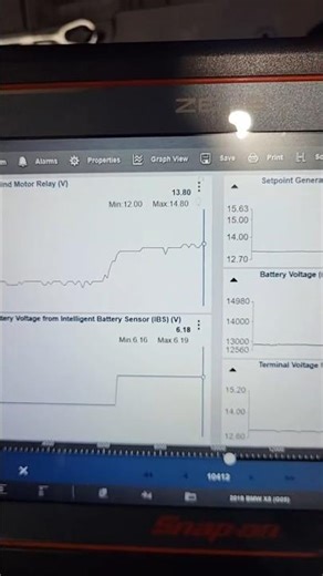 2019 BMW X5 XDRIVE40I inteligente Battery sensor (IBS)(V) FAULT