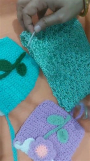 crochet purse #tutorial vedio #knitting pattern