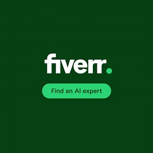 Turn to Fiverr for experts in all things AI: - Chatbots - Graphic design - Apps - Videos - Content - Audio Register now for an exclusive discount on your very first ordder. | Fiverr