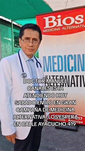 Campaña de Medicina Alternativa en ILO con Dr. Canales