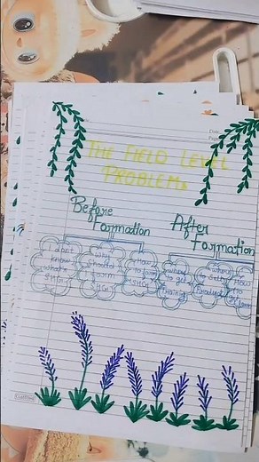 Creative File Cover Decoration 💖 | Beautiful Handmade Project File Design 🌈🎨 #Shorts