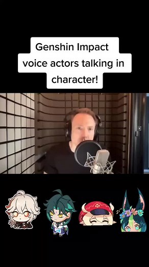 Supercut of every time I've interviewed a Genshin Impact voice actor and they did character lines! #genshinimpact #genshin #genshinimpactedit #kazuha #raidenshogun #kaeya #klee #alhaitham #thoma #heizou #tighnari #xiao #beidou #ningguang #yoimiya