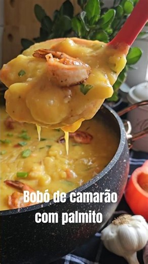 Shrimp bobó with hearts of palm #bobó #shrimp #shrimpbobó #traditionalfood