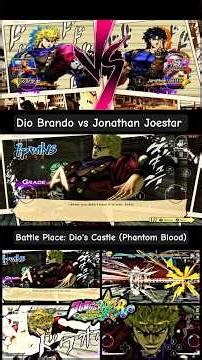 Dio Brando vs Jonathan Joestar | #jojoallstarbattler