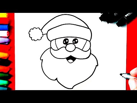COMMENT DESSINER LE PÈRE NOËL - FACILE FACILE