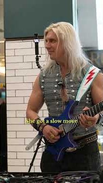 country music star grabs my guitar and shocks the airport crowd with this song