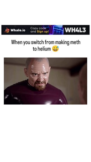 @ComicCove on Instagram: "Instagram features a surreal AI-animated parody of Breaking Bad's Walter and Skyler White, depicting them in a kitchen "cooking" helium instead of meth, with shiny latex suits and balloon-distorted heads for comedic effect. Posted by , a creator blending woods folklore with absurd humor, the 22-second clip exploded to 3.1 million views and 44,500 likes within hours, fueled by its high-pitched audio mimicking helium inhalation. User replies praise the seamless animation 