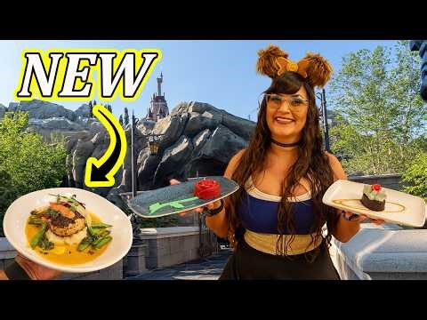 Disney's Magic Kingdom NEW MENU CHANGES🌹 Disney World Be Our Guest food update review