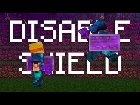 How To Disable Anyones Shield FAST | Minecraft PVP