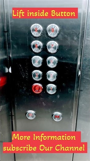 Lift Inside Button, लिफ्ट में अंदर की तरफ वाले बटन, #elevatorsolution #homelift #viral #trending
