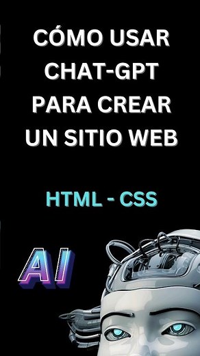 Cómo usar CHAT-GPT para crear un sitio web. HTML - CSS #ai #chatgpt #coding #code