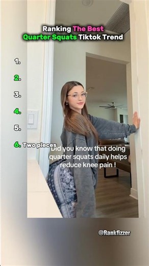 Ranking the best quarter squats tiktok trend #usa