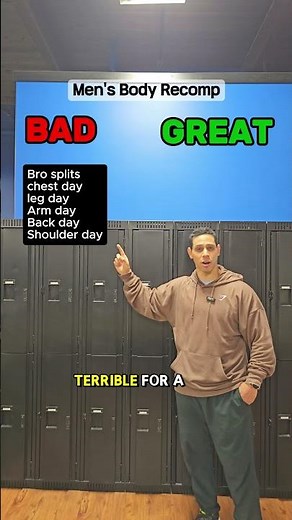 The Best Training Split for Men Over 35 (Body Recomposition)