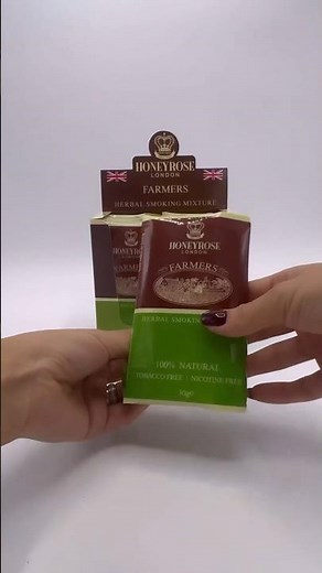 Smokable Herbs With Honeyrose FARMERS Herbal Blend. It’s 100% Nicotine & Tobacco FREE. #