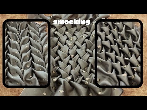 Fabric Manipulation – Smocking | 5 Hand Smocking Techniques 🧵 | Part 2