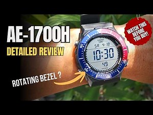 The "Budget Tuna"? Casio AE-1700H Review: Features, Bezel ?