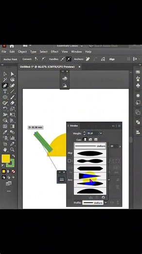 Minimal Sun #logo Design in Adobe #illustrator ☀️ | Easy Step-by-Step #tutorial #art for Beginners