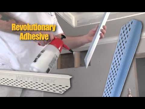 Water Activated Corner Bead for Drywall