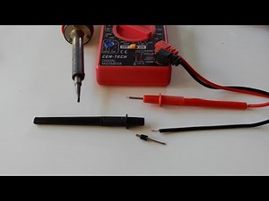 How to Repair the Probes / Tips / Leads of a Voltmeter Amp meter Ohmmeter