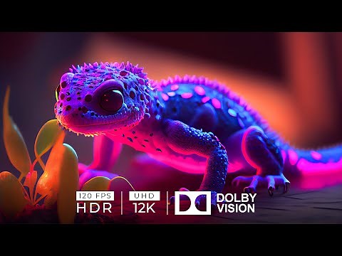 12K HDR 120 FPS Dolby Vision | Colorfully Dynamic | Calming Music