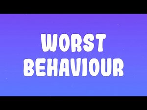 kwn - worst behaviour ft. Kehlani