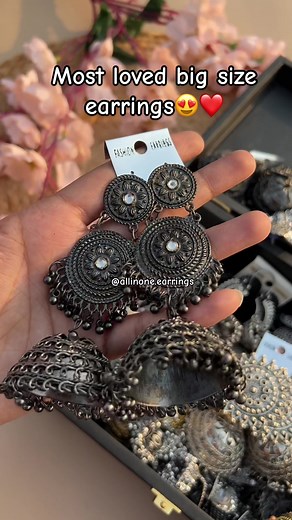 Stunning Large Ornate Earrings Collection