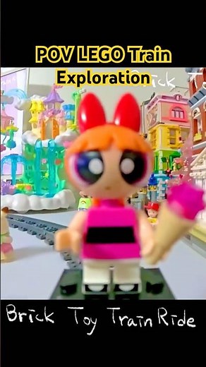 POV LEGO City Train Experience | First-Person Ride Through LEGO City