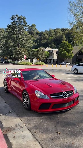 Explore the Unmatched Red Mercedes SL65 AMG Black Series
