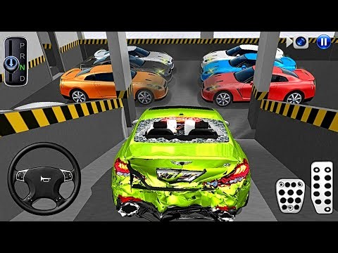 New Crashed car Stuck in Parking Garage - 3D Driving Class 2026 - 3D Driving Class - Car Game