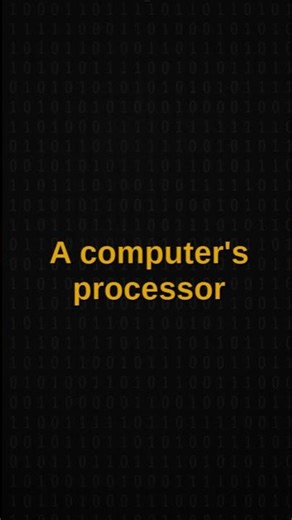 A computer's processor #computereducation