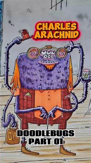 DOODLEBUGS EPISODE 01 Creature Character Design #Shorts #Drawing #Bugs