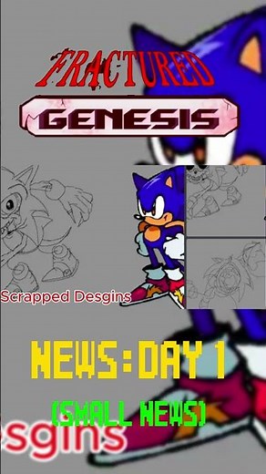 Fractured Genesis News: Day 1 (Scrapped Designs) #sonic #roblox #fracturedgenesis