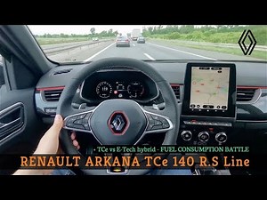 Renault Arkana TCe 140 EDC - consumption on 130 km/h (+POV test ride)