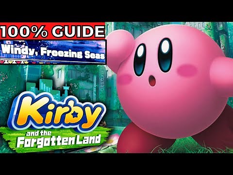 Windy Freezing Seas All Waddle Dees 100% Guide | Kirby and the Forgotten Land