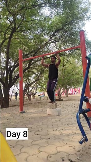 Day 8 — learning the transition #shorts #muscleup