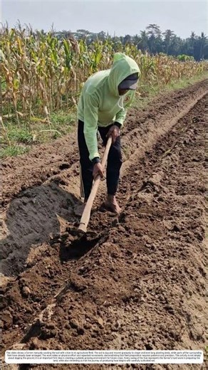 Furrow Making: How a Manual Tool Turns Firm Soil into an Even Row