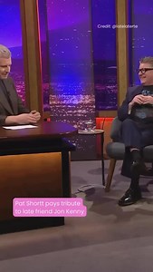 Pat Shortt paid an emotional tribute to late friend Jon Kenny on The Late Late Show 💔 In November, Jon sadly passed away at the age of 66. 🎥: @latelaterte | Goss.ie