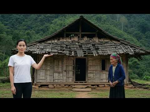 Young Woman Helps a Lonely Elderly Woman TRANSFORM an Old House into a Wonderful Home